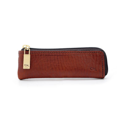 Oil leather gum case