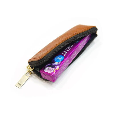 Oil leather gum case
