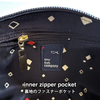 Sleek black leather shoulder bag