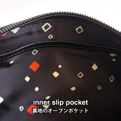 Sleek black leather shoulder bag
