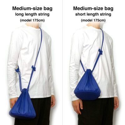 Drawstring adjustable shoulder bag