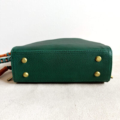 Woven shoulder strap bag