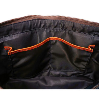 Tote bag with a concealed zipper