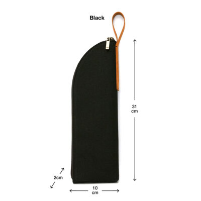 Long canvas pouch