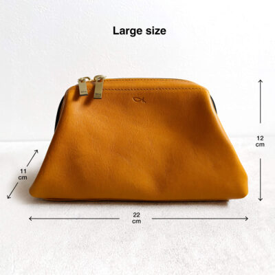 Wire frame pouch