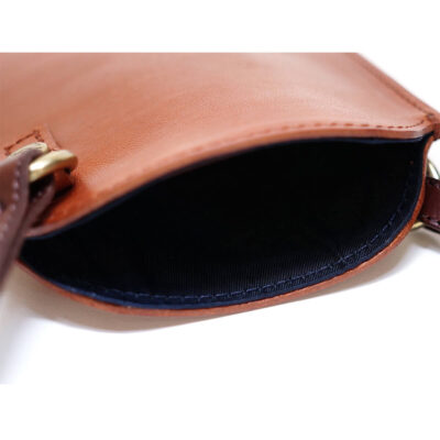 Crossbody iPhone leather case