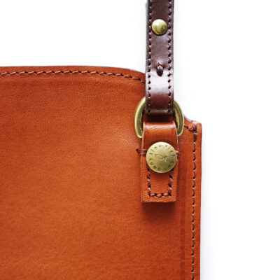 Crossbody iPhone leather case