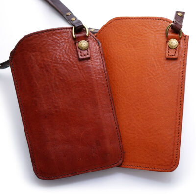 Crossbody iPhone leather case